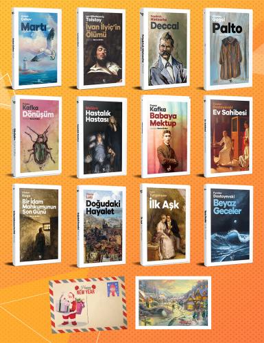 Dünya Klasikleri Onikili Set - 1 ve Kartpostal - Halkkitabevi