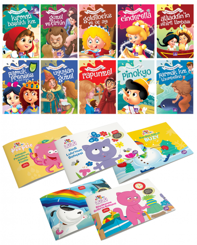Dünya Masalları On Kitap ve Dahi Çocuk Beş Kitap - 2
