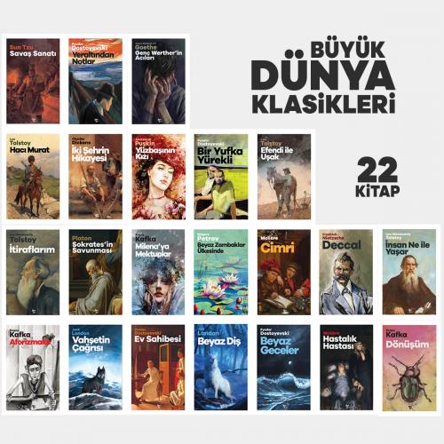 Dünya Klasikleri Seti - 22 Kitap - Halkkitabevi