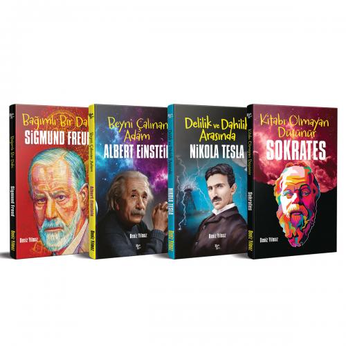 Dünyaya Yön Veren Bilim Adamları Seti - 4 Kitap - Halkkitabevi