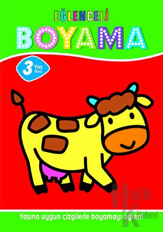 Eğlenceli Boyama - 3 Yaş Üstü 4'lü Pastel Boya Hediyeli - Halkkitabevi