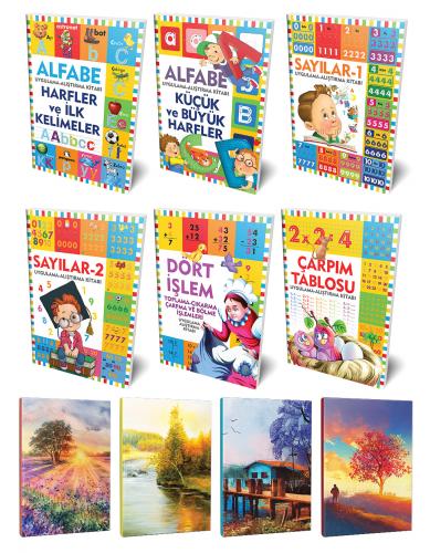 Etkinlik Kitapları 6lı Kitap Seti ve 4 Defter -2