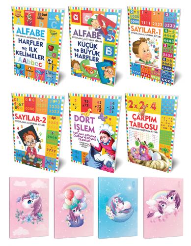 Etkinlik Kitapları 6lı Kitap Seti ve 4 Defter -8