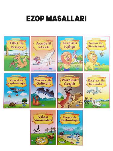 Ezop Masalları - 10 Kitap
