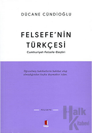 Felsefe’nin Türkçesi