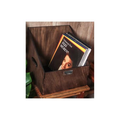 Fiona Ahşap Eğimli Plak Kutusu - Halkkitabevi