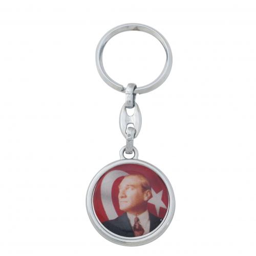 Göğebakan Atatürk Damla Etiketli Anahtarlık