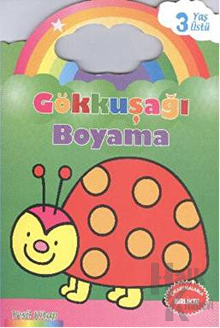 Gökkuşağı Boyama : Yeşil Kitap - Halkkitabevi