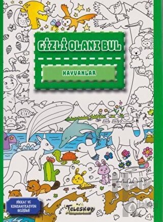Hayvanlar - Gizli Olanı Bul - Halkkitabevi