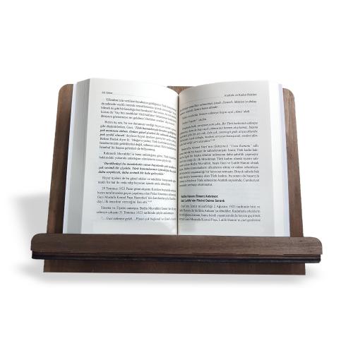 Ahşap Kitap Okuma ve Tablet Standı "Katlanabilir"