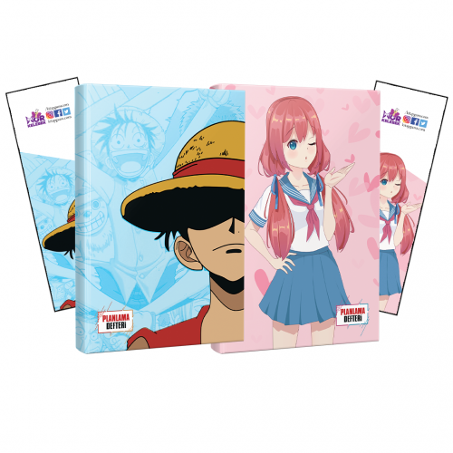İkili Luffy-Flying Kisses Defter ve Ayraç - Halkkitabevi