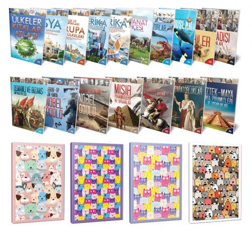 İlk Kütüphanem 17li Kitap Seti ve 4 Defter -5