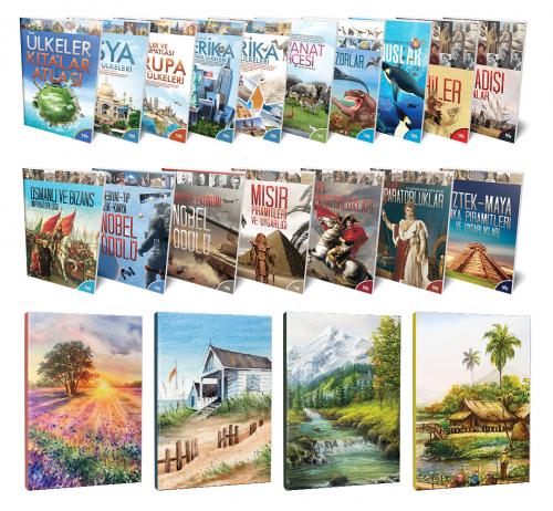 İlk Kütüphanem 17li Kitap Seti ve 4 Defter