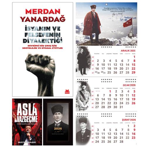 İsyanın ve Felsefenin Diyalektiği ve Asla Vazgeçme - Kalpaklı Ajanda - Sakarya Duvar Takvimi