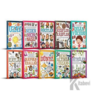 İlk Bilgilerim Kütüphanesi (10 Kitap Takım) - Halkkitabevi