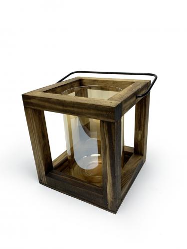 Orta Ahşap Fener Mumluk - Halkkitabevi