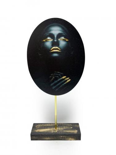 Mia Dekoratif Resimli Ahşap Biblo HK-15 - Halkkitabevi