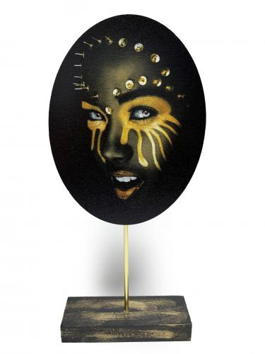 Mia Dekoratif Resimli Ahşap Biblo HK-23 - Halkkitabevi