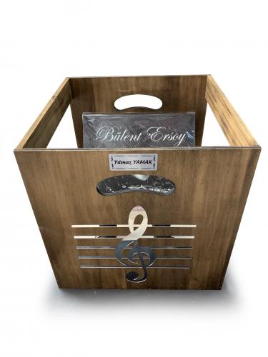 Ahşap Long Play Kutusu