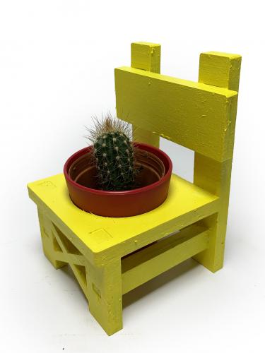 Lora Sandalye Sarı Çiçeklik - Halkkitabevi