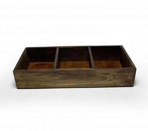 3 Göz Ahşap Çiçeklik - Halkkitabevi