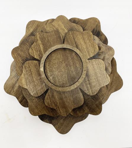 3 Kat Çiçek Camlı Mumluk - Halkkitabevi