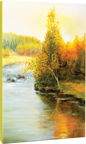 Irmak - Manzara Temalı 64 Sayfa Çizgili Okul Defteri