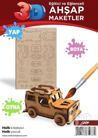 Jip Ahşap Maket - Halkkitabevi