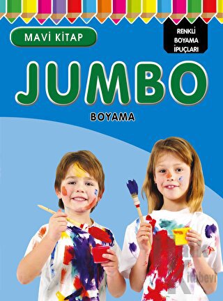 Jumbo Boyama - Mavi Kitap - Halkkitabevi