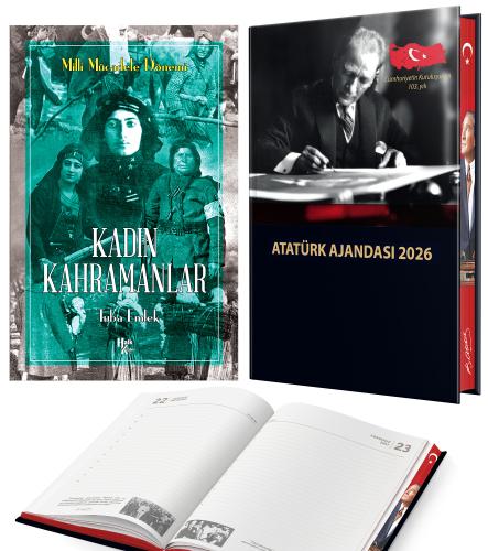 Kadın Kahramanlar - Tuba Emlek ve 2026 Atatürk Ciltli Ajanda