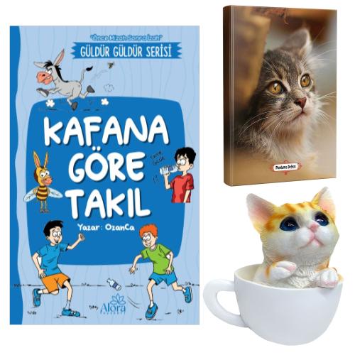 Kafana Göre Takıl - Mini Kedi Planlama Defteri ve Fincanda Kedi Kumbara