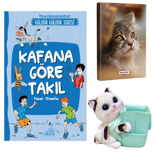 Kafana Göre Takıl - Mini Kedi Planlama Defteri ve Sevimli Kedi Kalemlik