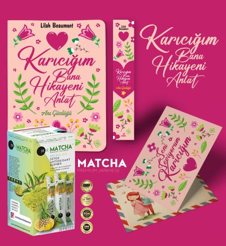 Karıcığım Bana Hikayeni Anlat Ayraç Kartpostal - Bromelain Matcha Çayı