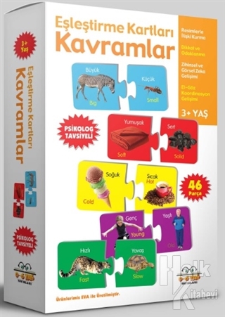 Kavramlar - Eşleştirme Kartları (3+ Yaş)