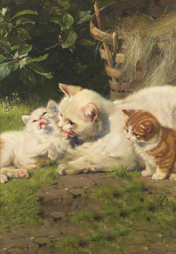 Kedi Ailesi 13,5x19,5cm Çizgili Defter 128 Sayfa - Halkkitabevi