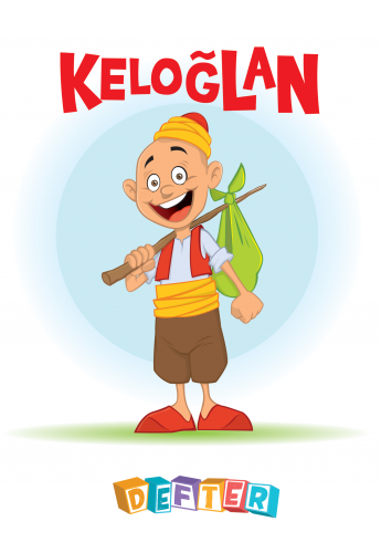 Keloglan-1 64 Sayfa 13,5 x19,5cm Okul Defteri