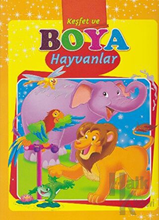 Keşfet ve Boya - Hayvanlar - Halkkitabevi