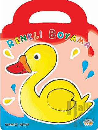 Kırmızı Kitap - Renkli Boyama - Halkkitabevi