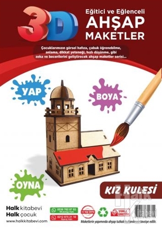 Kız Kulesi Ahşap Maket