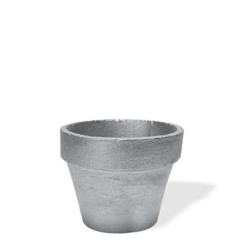 Klasik Beton Saksı Gümüş - Halkkitabevi