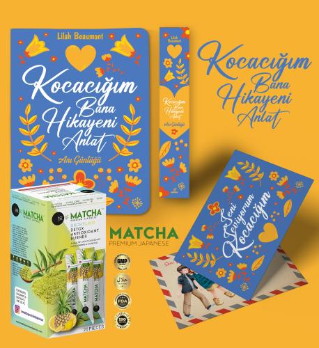 Kocacığım Bana Hikayeni Anlat Ayraç Kartpostal - Bromelain Matcha Çayı