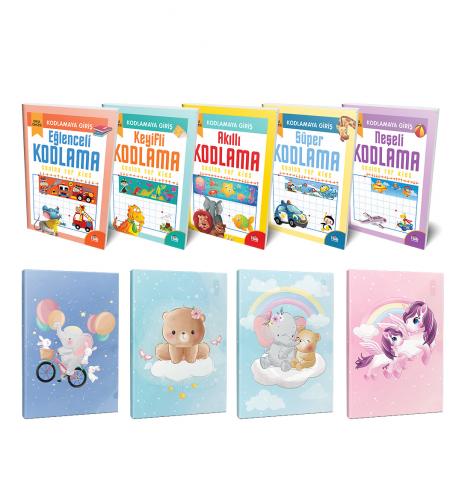 Kodlamaya Giriş 5li Kitap Seti ve 4 Defter-3