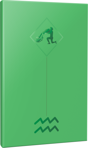 Kova - Astroloji Temalı 64 Sayfa Çizgisiz Defter