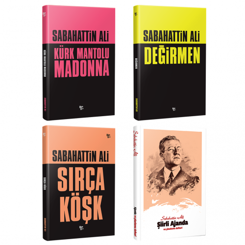 Kürk Mantolu Madonna-Değirmen-Sırça Köşk ve Şiirli Sabahattin Ali Ajandası