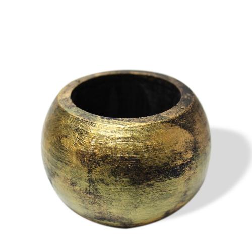 Küre Beton Saksı - Siyah Üstü Altınvarak - Halkkitabevi