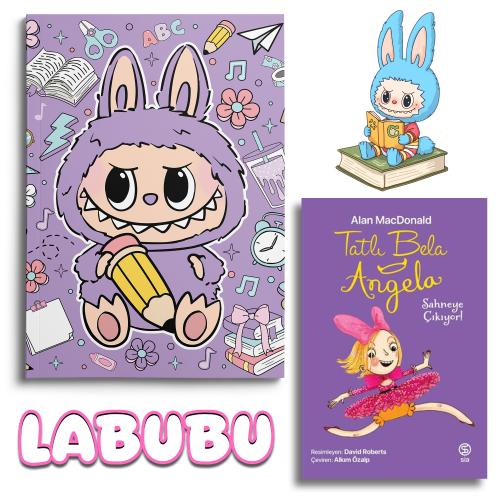 Labubu at School Defter ve Tatlı Bela Angela Sahneye Çıkıyor - Alan MacDonald