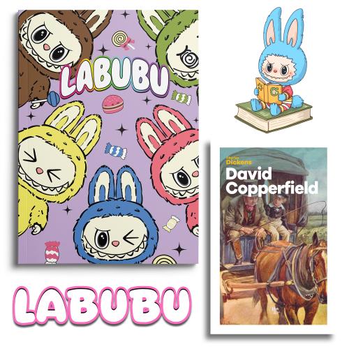 Labubu Candy Defter ve David Copperfield Charles Dickens
