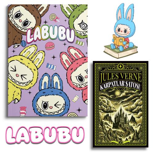 Labubu Candy Defter ve Karpatlar Şatosu Jules Verne