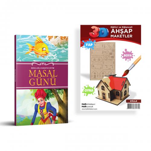 Masal Günü + Villa Ahşap Boyama