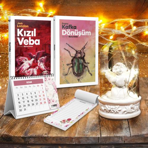 Melek Teraryum Seti - 2 Dünya Klasiği - Takvim - Bloknot